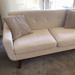 Mid-Century Modern Style Loveseat Couch