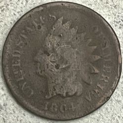 1864 Indian Head Cent - with “L”