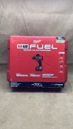 Milwaukee 1/2 In Drill Driver Kit With 2 batteries  and Charger