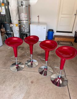 Contemporary Adjustable Swivel Barstools