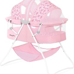 Pink Baby bassinet 