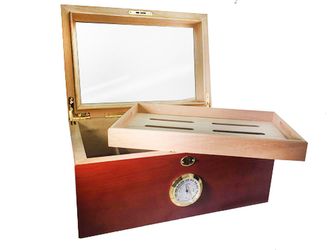 New Cuban Crafters Cigar Humidor For 100 Cigars