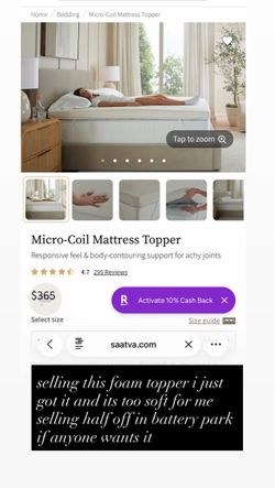 memory foam topper king