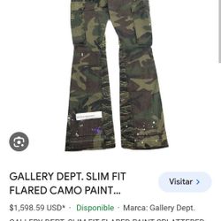 Gallery Dept. LA Camo Flare PantsCamo

Unisex Size 32×32
