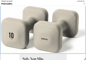 Wegym 10 lb. Weights.  Set of 2.