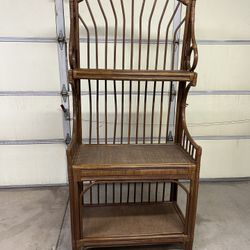 Wicker /Rattan/ Bamboo 3 Tier Shelf Unit $250 OBO