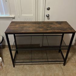 Multi Purpose Table With Shelves