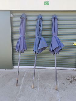 Three 9' Umbrella's