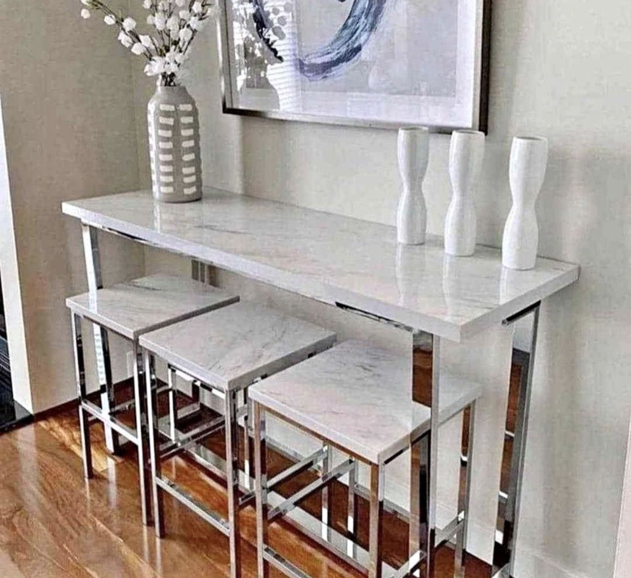 Dining SET - Bar Table & Barstools