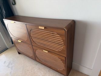 Shoe entryway cabinet