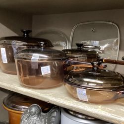 Visions By Corning Glass Cookware (Individually Priced)