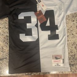 Raiders NFL Split Legacy Jersey Bo Jackson Size S!