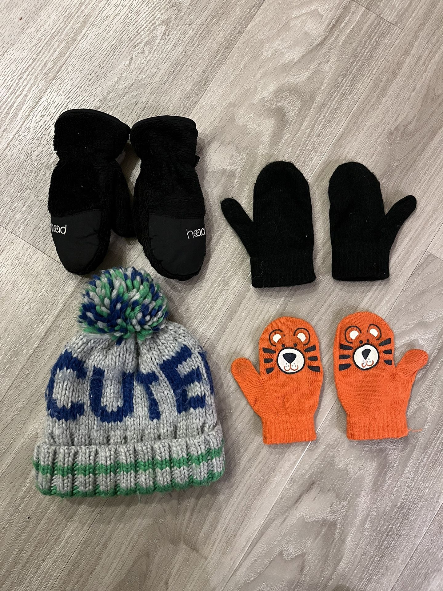 Toddler Beanie And Mittens