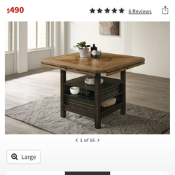 4’ by 3’ Living spaces dinner table