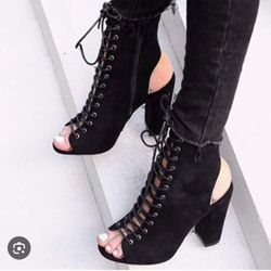 Lace Up Booties