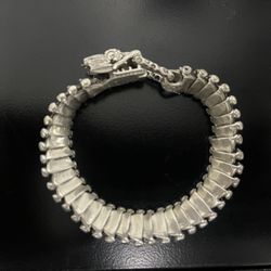 Silver Quetzalcoatl Bracelet 