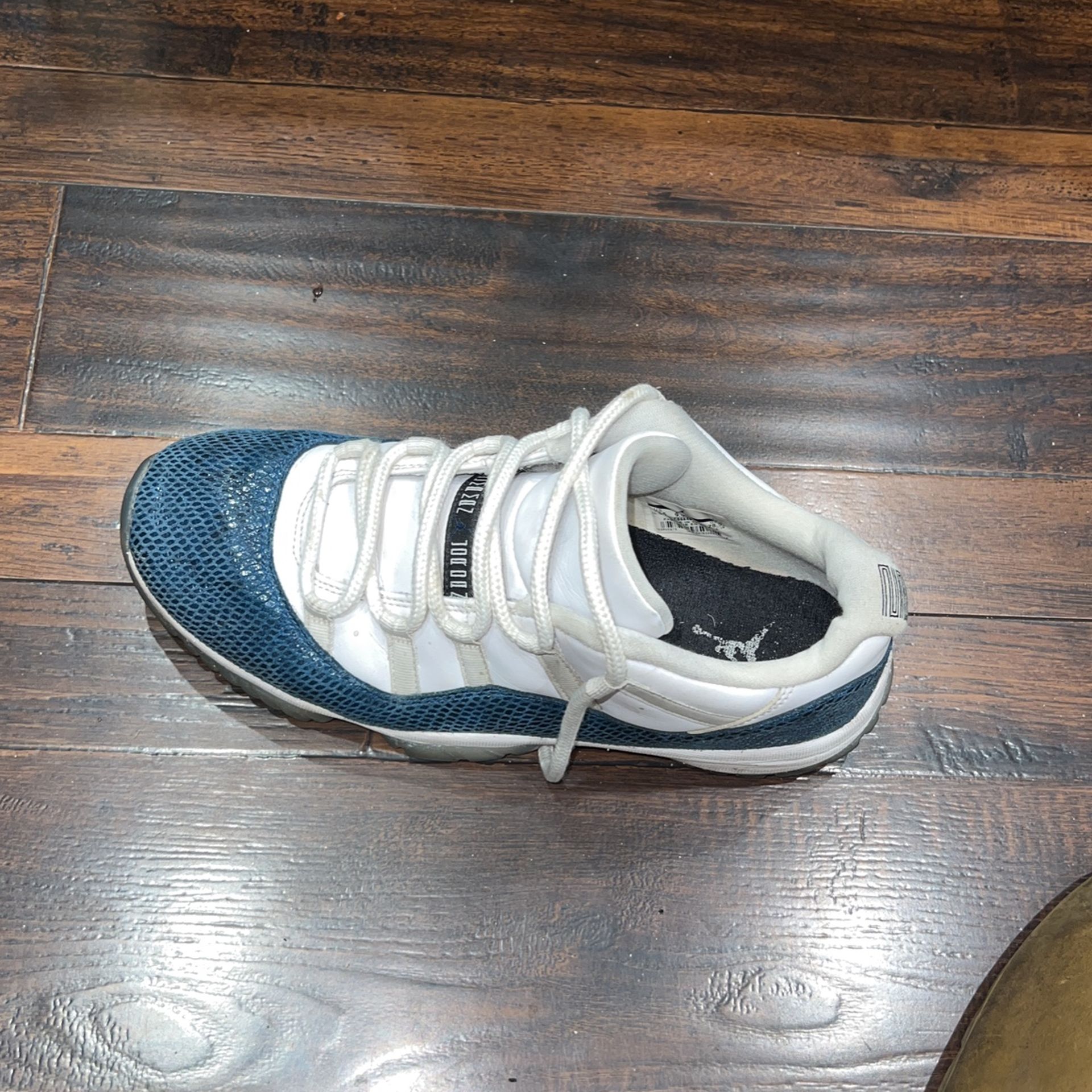 Air Jordan Low Navy Blue Snake Skin