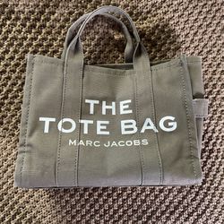 Marc Jacobs The Tote Bag (Medium, Canvas, Slate Green)