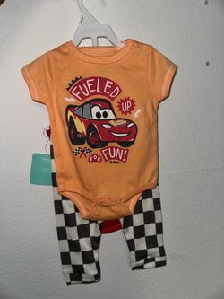 Lightning McQueen baby outfit
