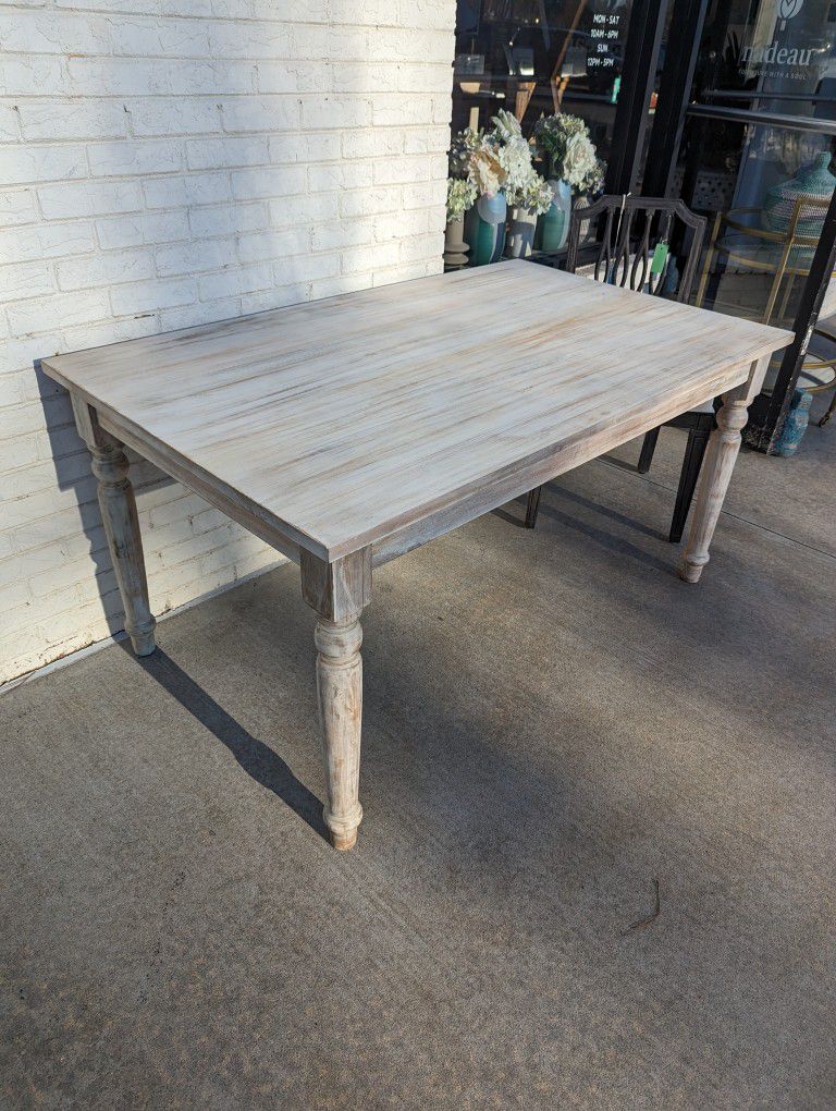60 Inch Mango Wood Dining Table