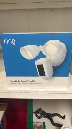 Unopened Ring Floodlight Cam Wired Plus