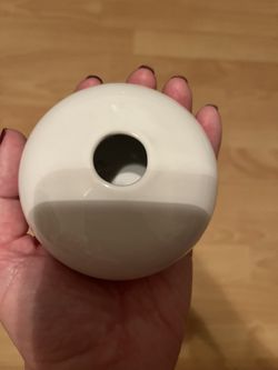 6 Pack Oval White Bud Vase