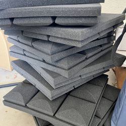20 Soundproof Acoustic Foam Panels – Pyramid/Dome Style