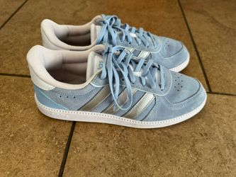 Women’s Adidas Baby Blue Shoes Size 7