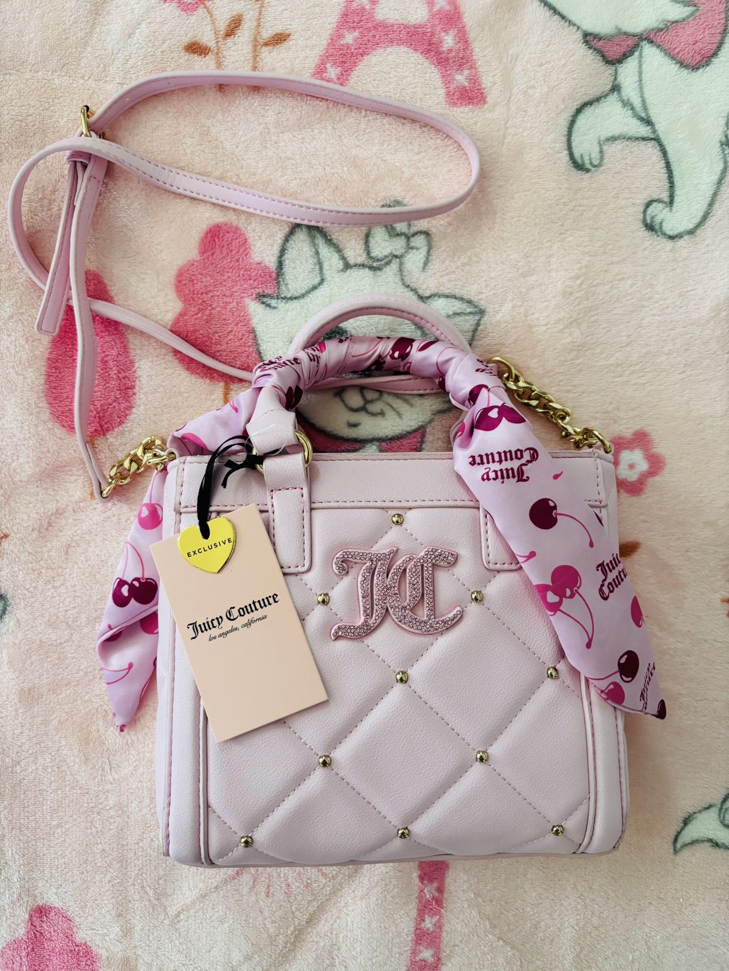 Juicy Couture Light Pink Holding The Line Mini Bag