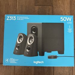Logitech - Z313 2.1-Channel Speaker System (speaker and sub)