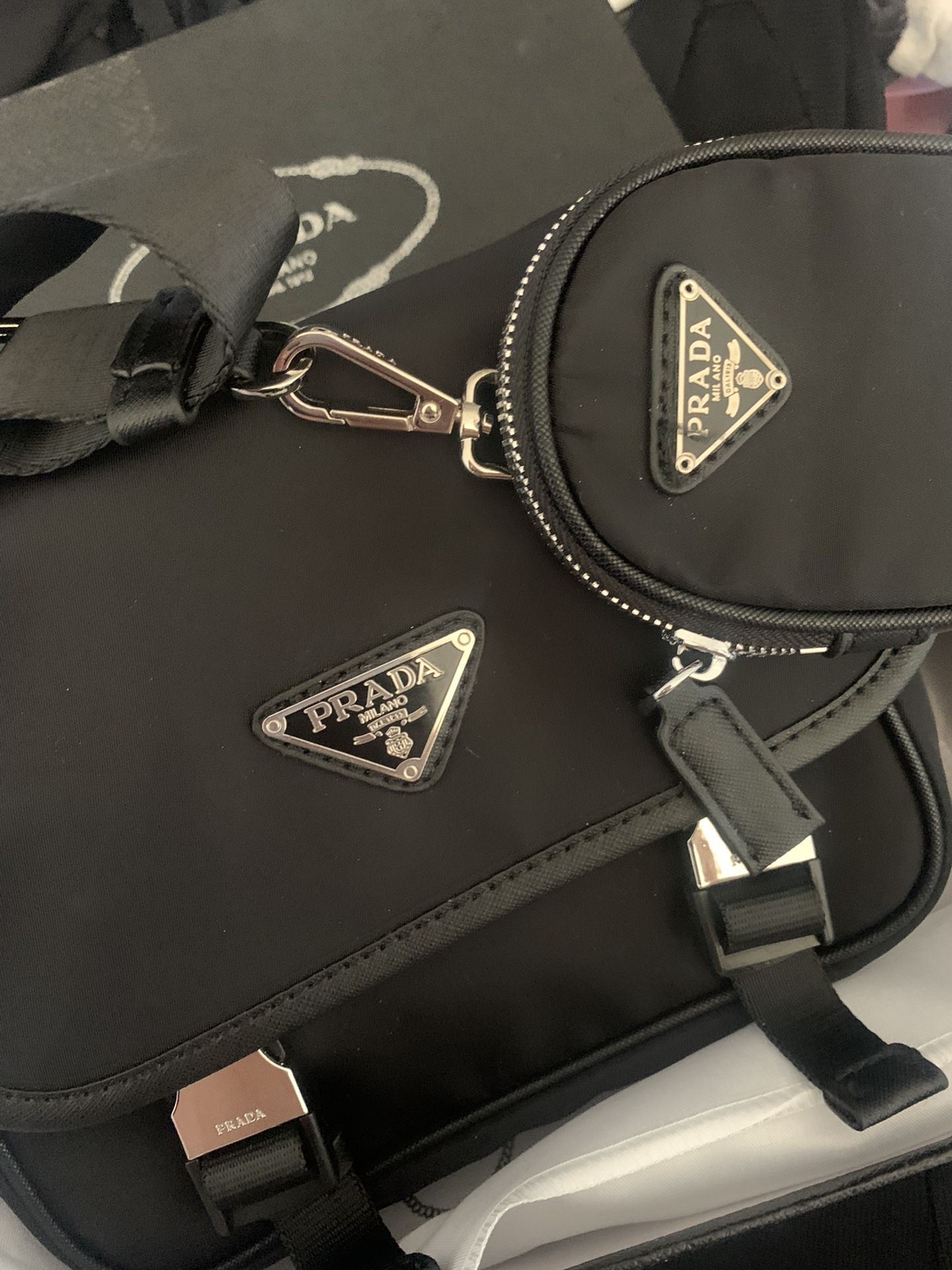 Cross Body Satchel With Coin Purse