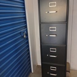 Metal File Cabinet $ 80  With Key Letter Size