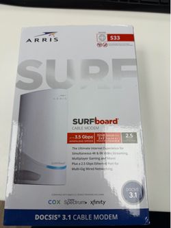 Arris cable modem S33