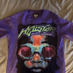 Hellstar T-Shirt 'The Future / Goggles' Purple FW23 (Capsule 10) Size Small