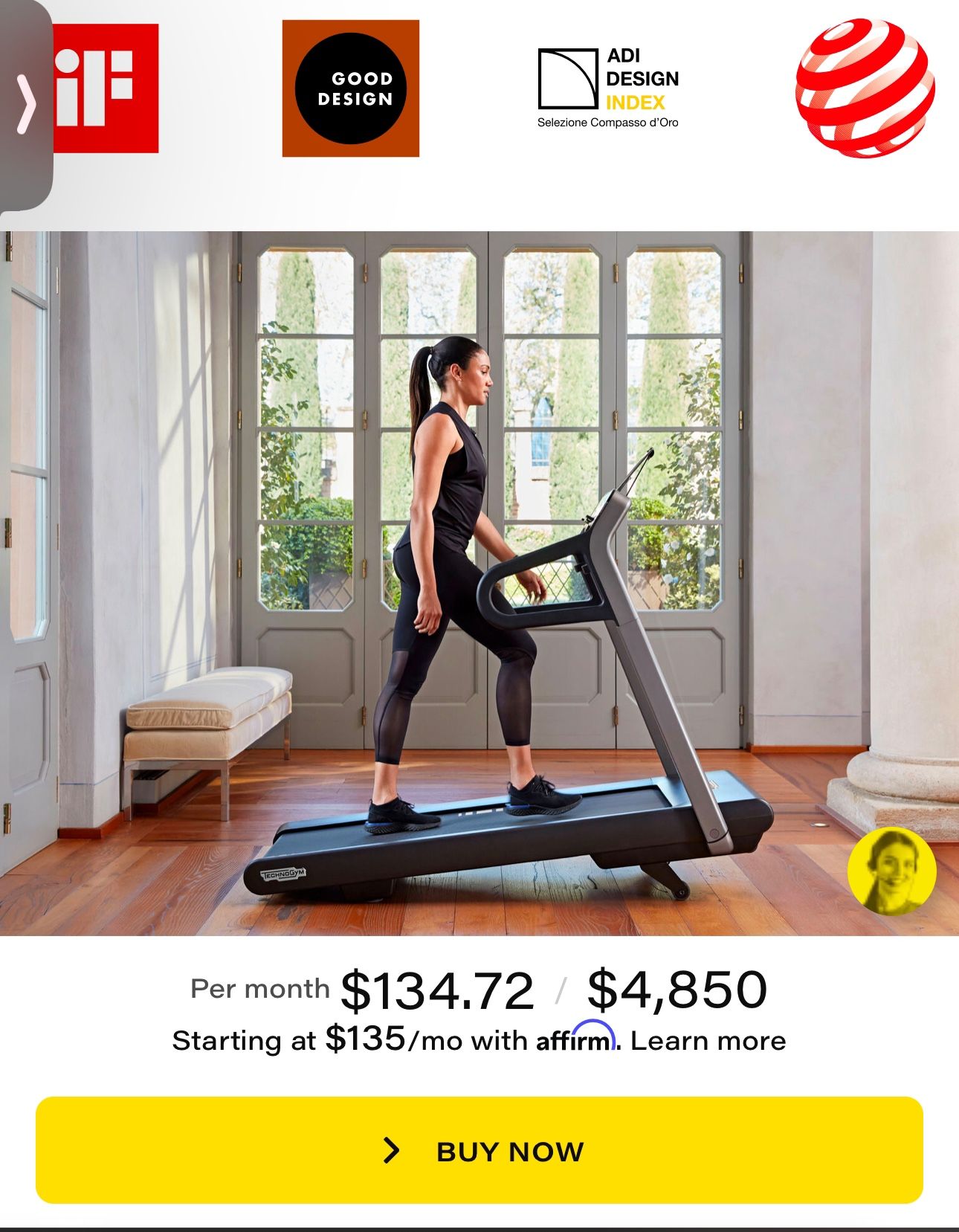 Treadmill Technogym