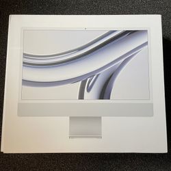2023 Apple iMac 24" model in Silver, BRAND NEW