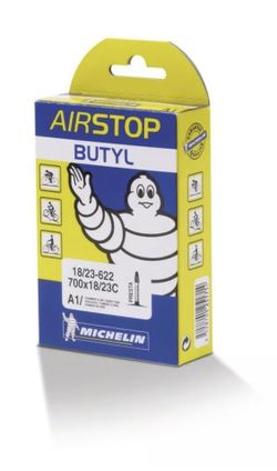 Michelin Airstop A1 Butyl Tube 700c 18-25 52mm Presta Road Track Fixed