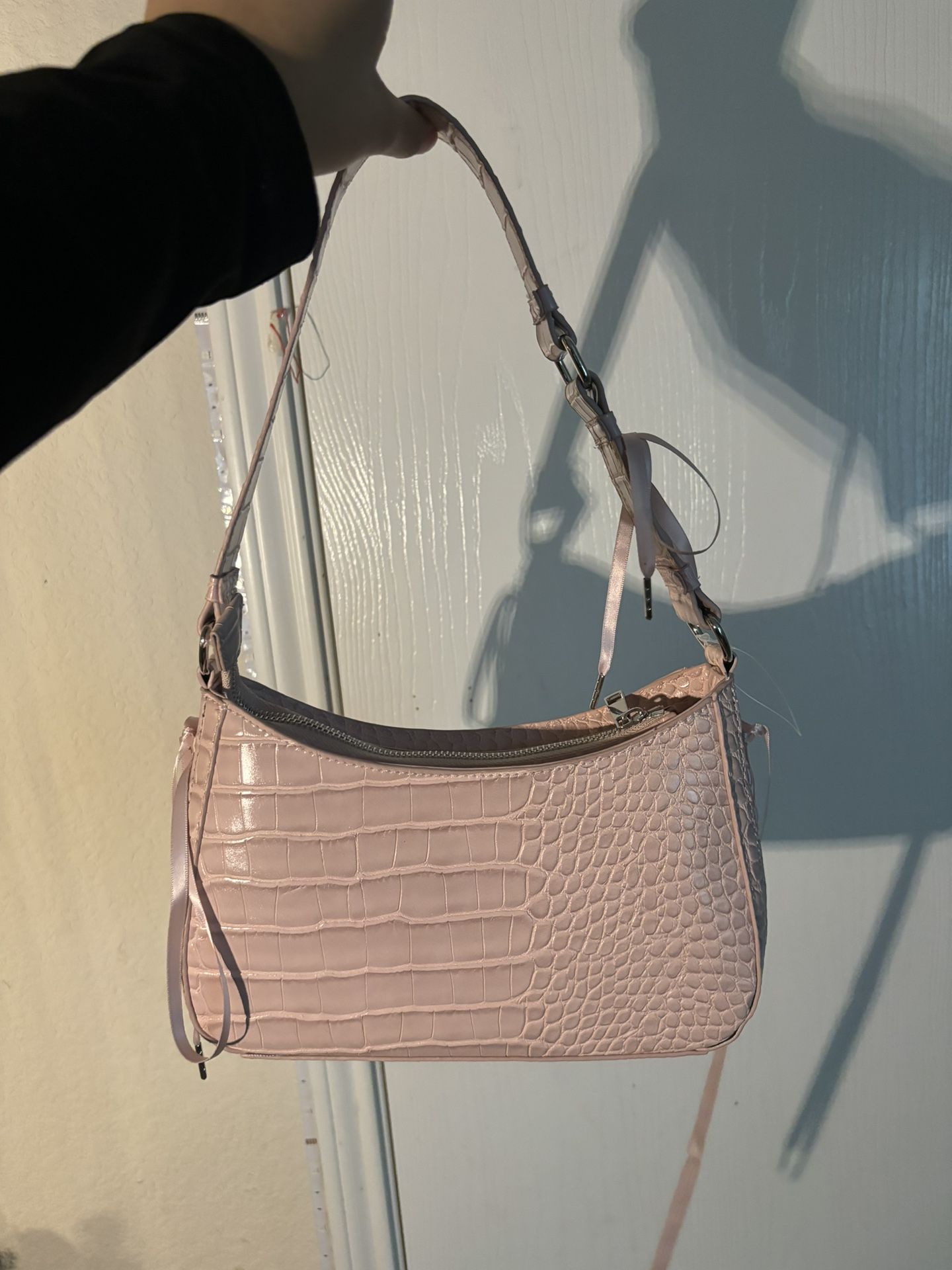 pink bow purse
