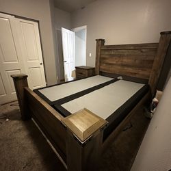 Ashley Furniture Queen Bedroom Set. Mattress Not Included 