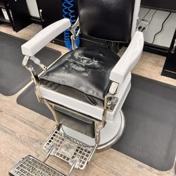 Two Fully Functional Barber Chairs For $1000