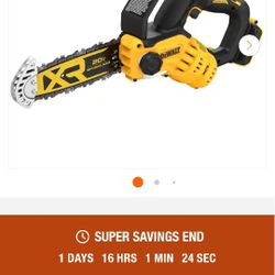DeWalt 20 Volt Pruning Chainsaw 