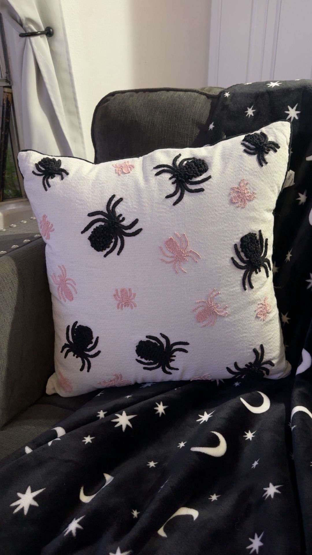 Halloween Spider Pillow