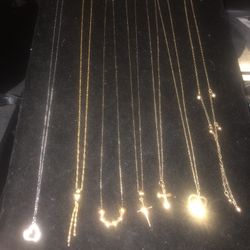 10k & 14k Gold Necklaces