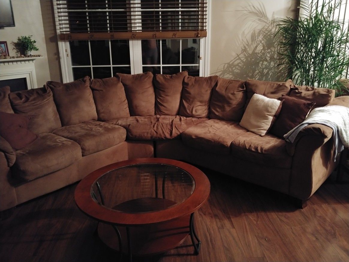 Sectional couch and chair 5 years old