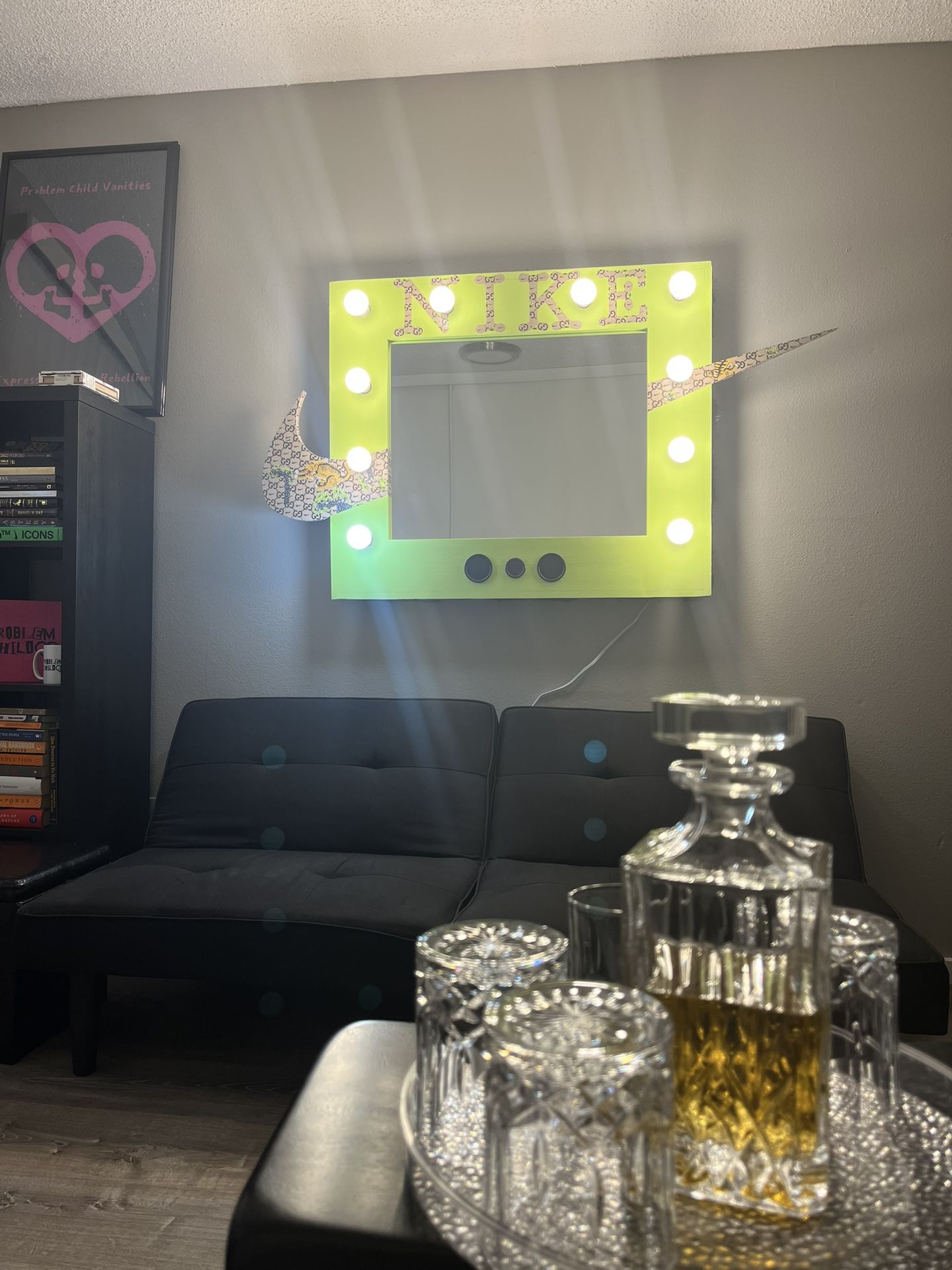 Gucci/nike Vanity Mirror