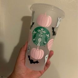 Personalized Halloween Starbucks Cups 