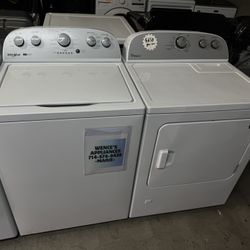 WHIRLPOOL WASHER & GAS DRYER 