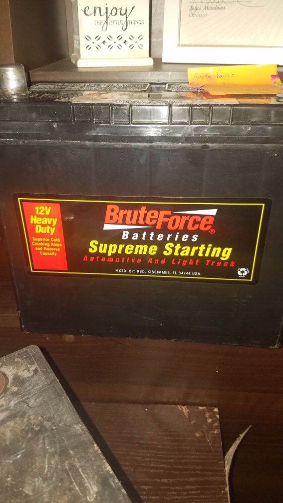 BRUTE FORCE BATTERY