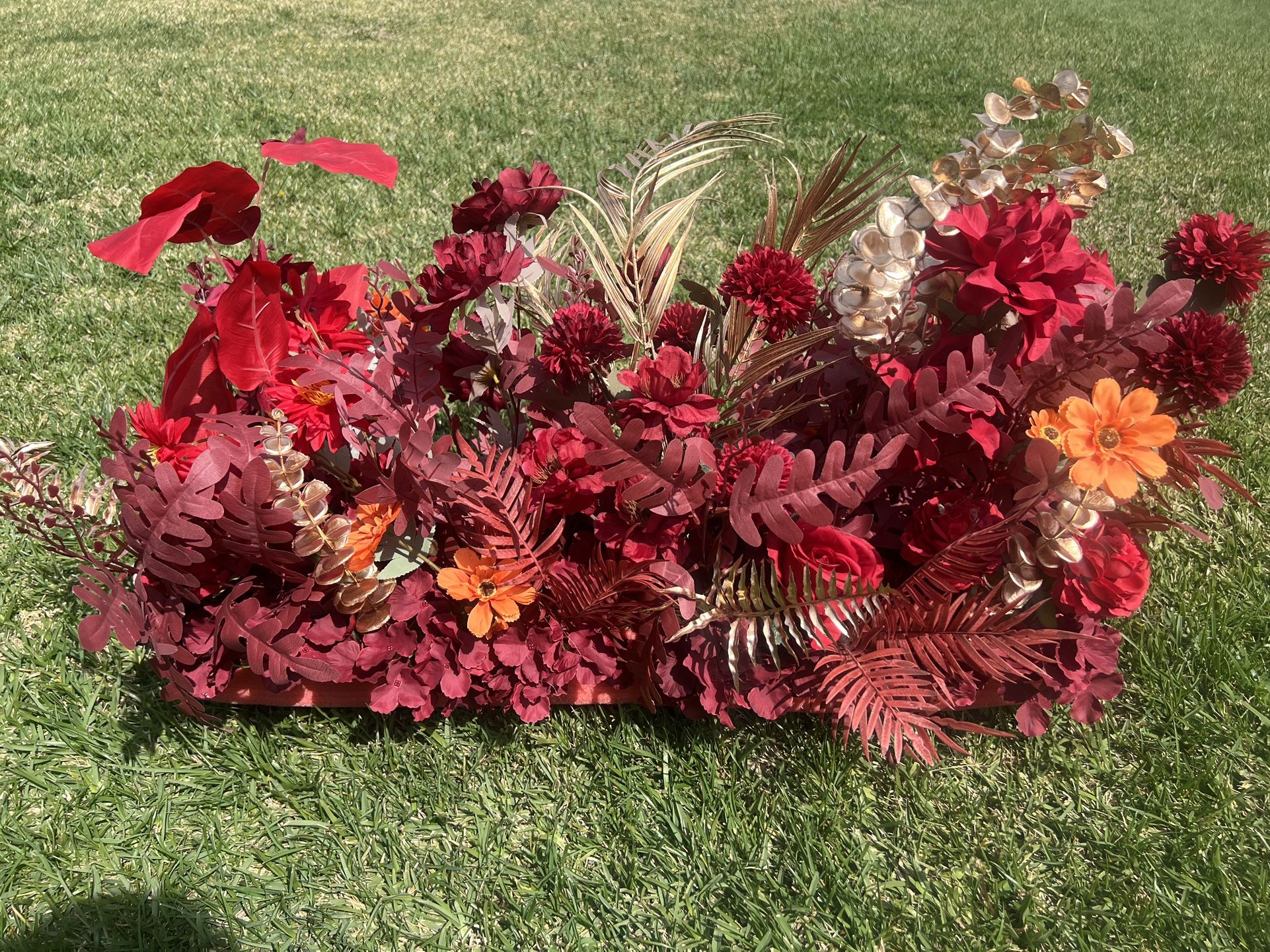 Artificial Wedding Aisle Flowers – Faux Floral Arrangements for Ceremony Decoration"