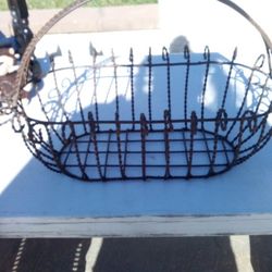 Large Iron Basket